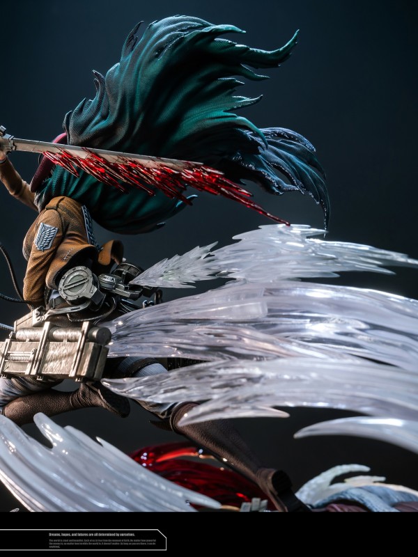 Hertz Studio Attack on Titan Mikasa Ackerman vs The Female Titan Hot Sexy 1/6 Statue